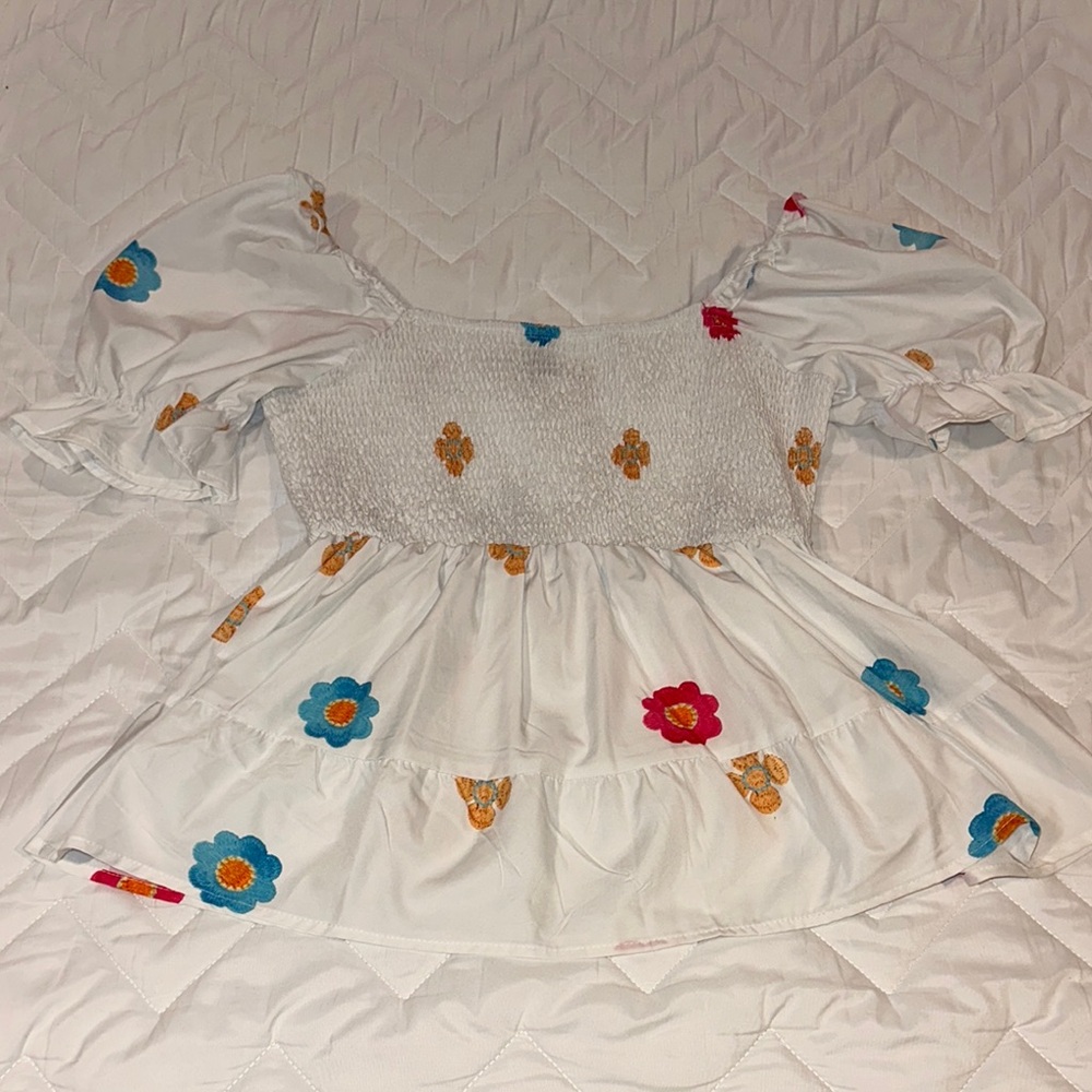 Floral Embroidered Top